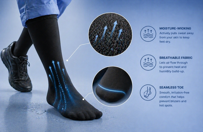 Keeps Feet Dry When You Cannot Stop Moving