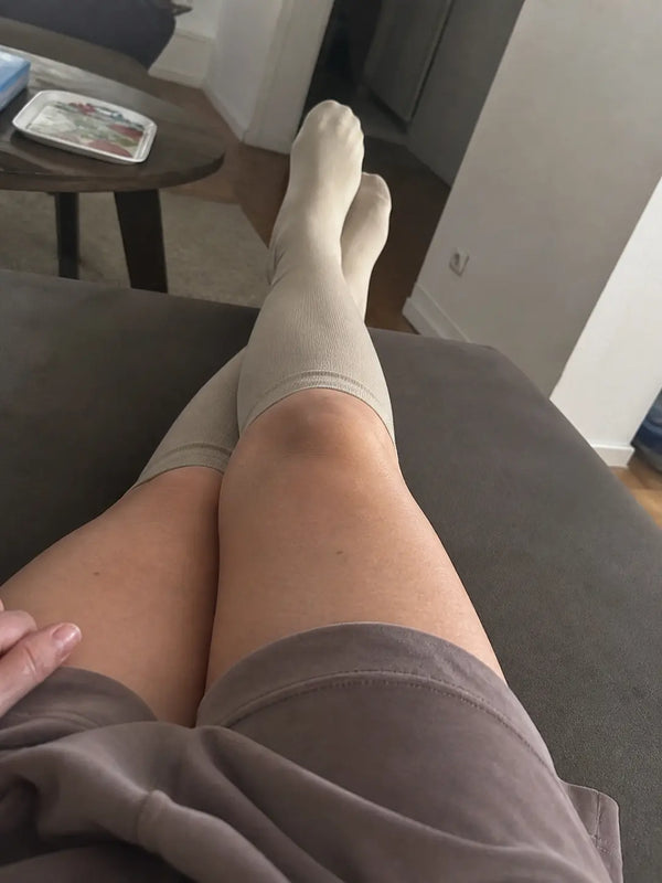 Comfortable knee high compression socks for daily wear