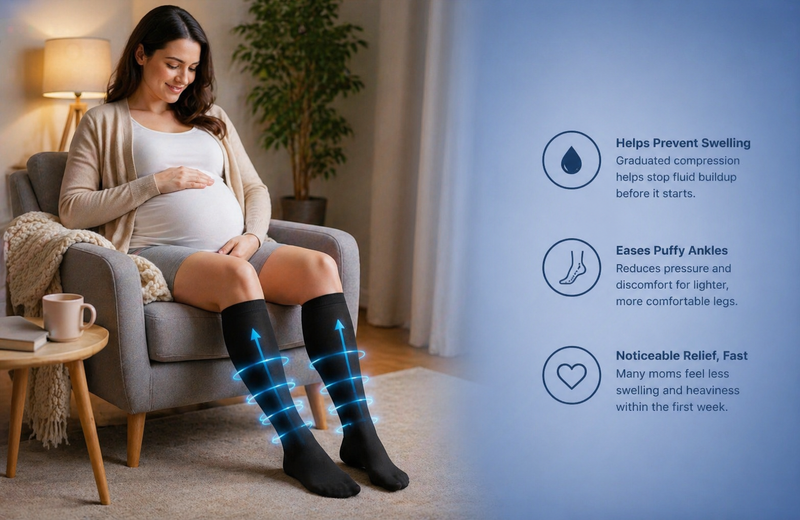 Relief for Pregnancy Swelling — From Day One