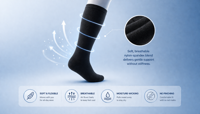 Built for All-Day Comfort, Not Medical Stiffness